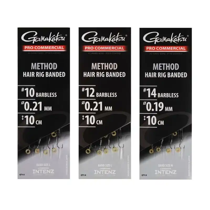 Superprijs Gamakatsu Pro-C Method Banded Hair Rigs 10cm 16 - 0.17mm