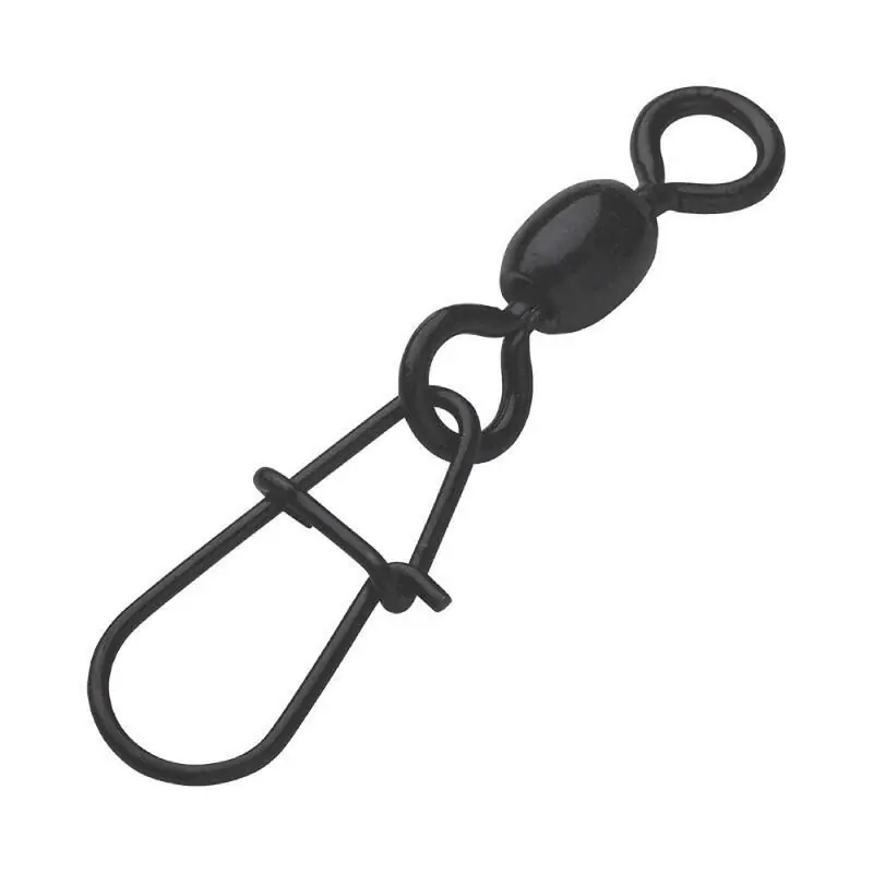 Madcat Stainless Swivel & Egg Snap Black 2 120lb 55kg Gecertificeerd