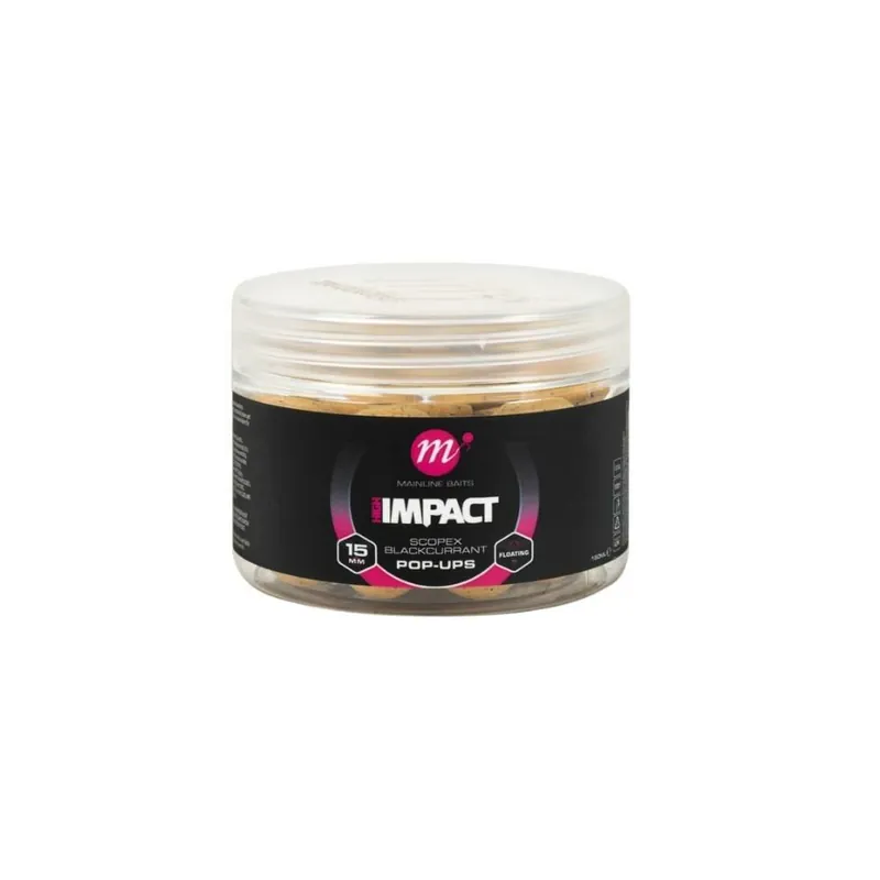 Mainline High Impact Scopex Blackcurrant Pop-Ups 15mm Betaalbaar