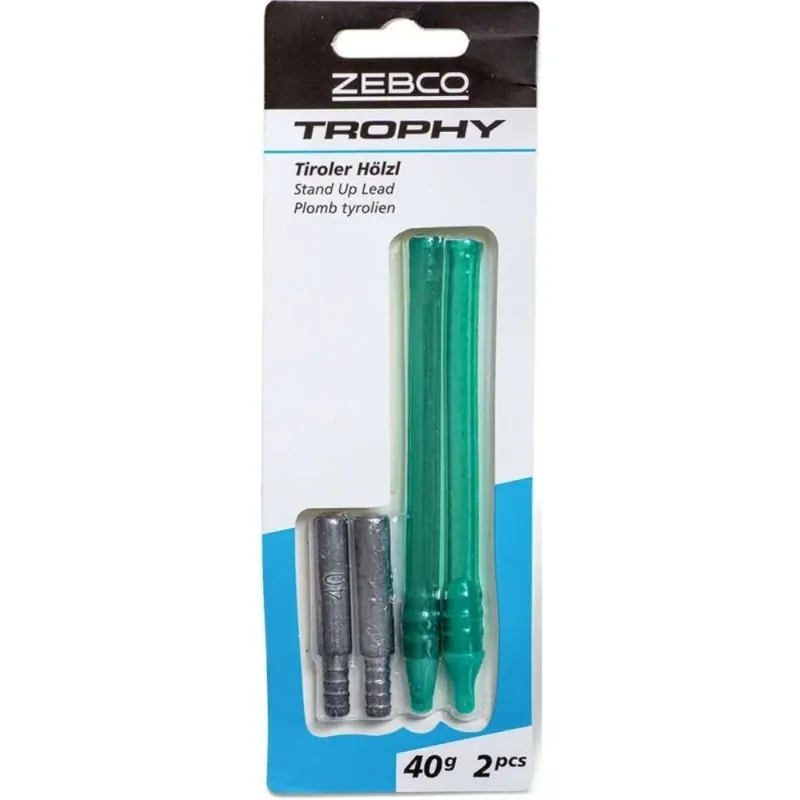 Zebco Standup Lood 40gr / 2 stuks Laatste Kans