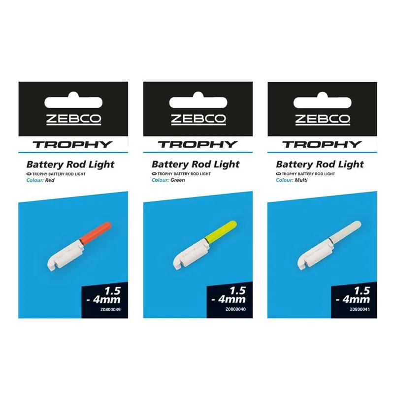Zebco Trophy Battery Rod Light 1.5-4mm Multi Rechtstreeks Van De Fabrikant