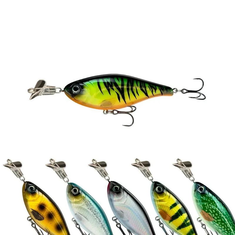 Headbanger Cranky Shad 10.1cm Slow Sink Black/Silver Gereduceerde Prijs
