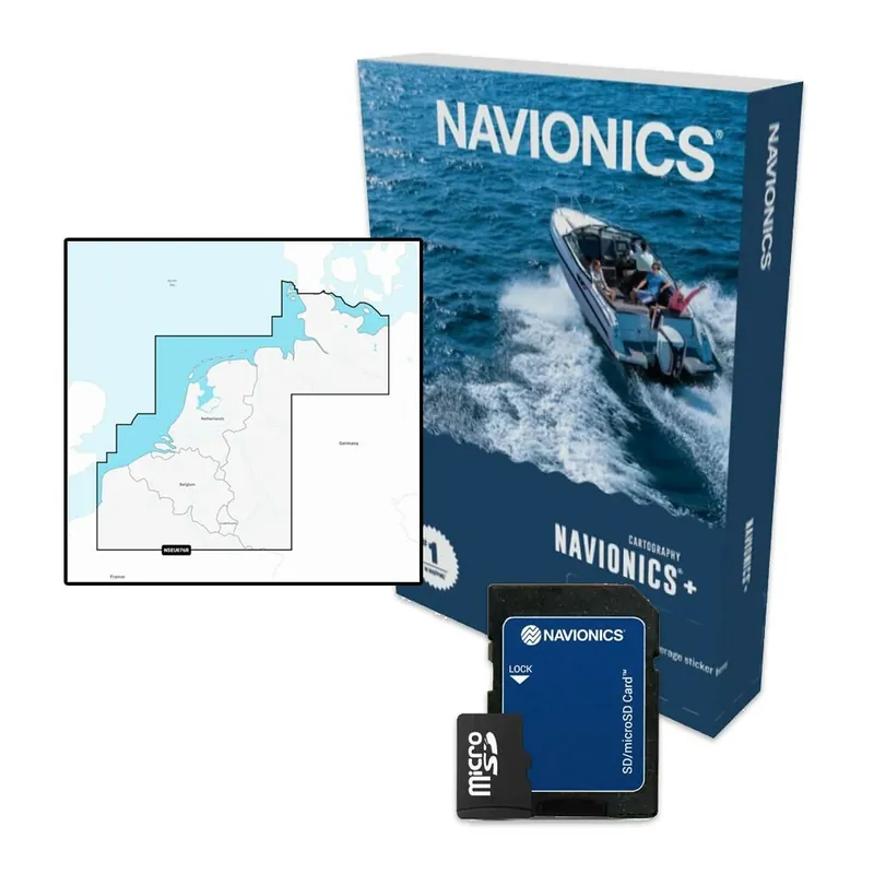 Navionics+ Waterkaart Benelux, West-Duitsland Dagaanbieding