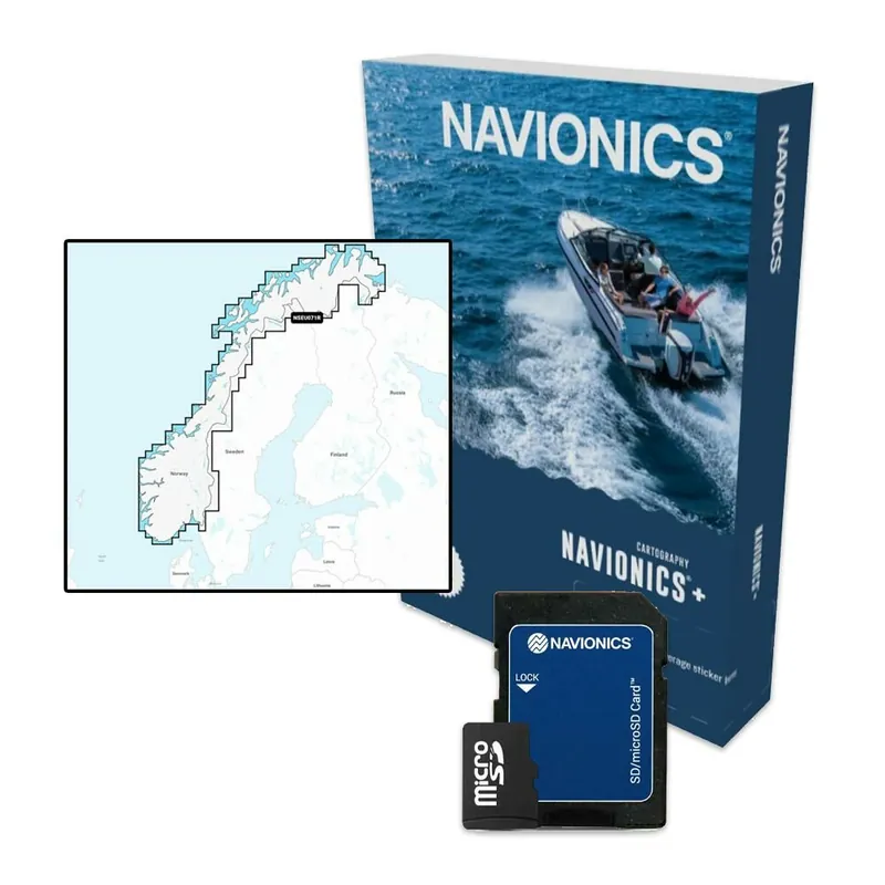 Navionics+ Waterkaart Noorwegen, Meren en rivieren Meest Verkocht