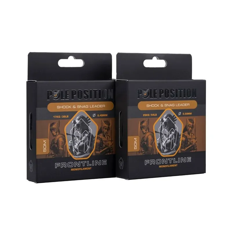 Pole Position Frontline Mono Shock & Snag Leader 50m 54lb - 0.59mm Seizoensaanbieding