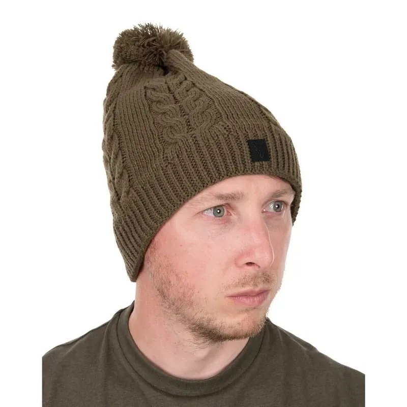 Bestseller Fox Khaki Knitted Bobble