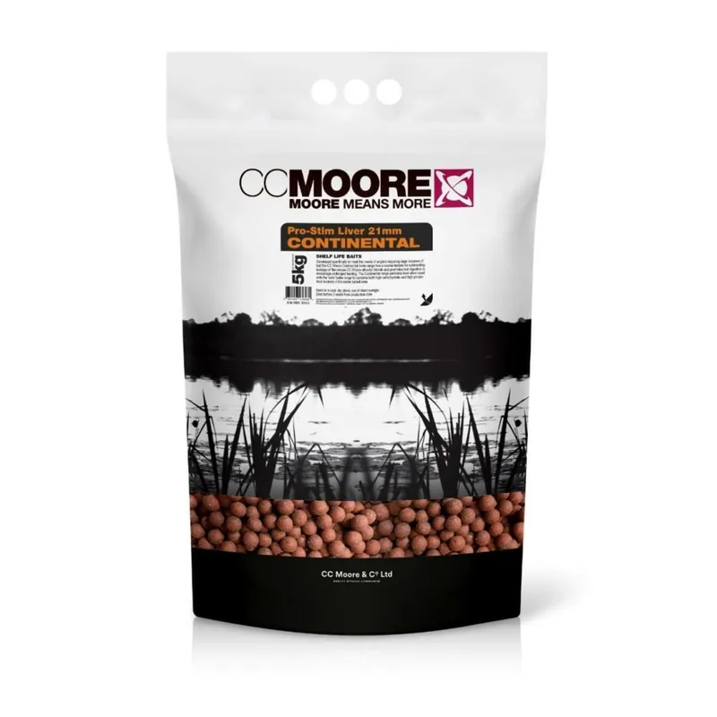 CC Moore Pro-Stim Liver Continental Boilies 21mm 5kg Aanbieding