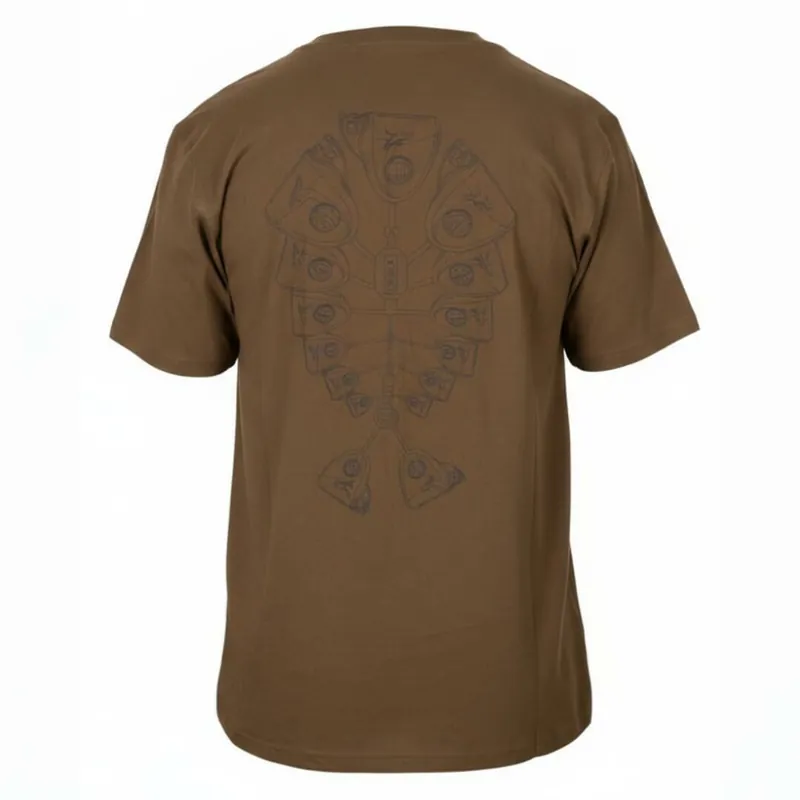 Fox Khaki Indicator Tee XXL Populair