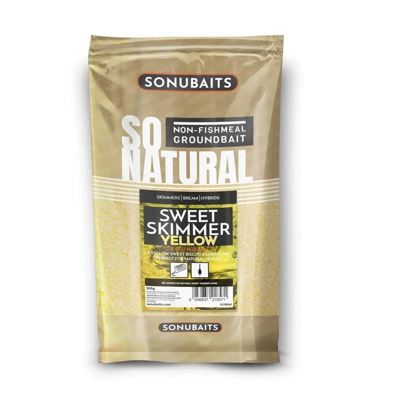 Shop Nu Sonubaits Groundbait So Natural Sweet Skimmer Yellow 1kg