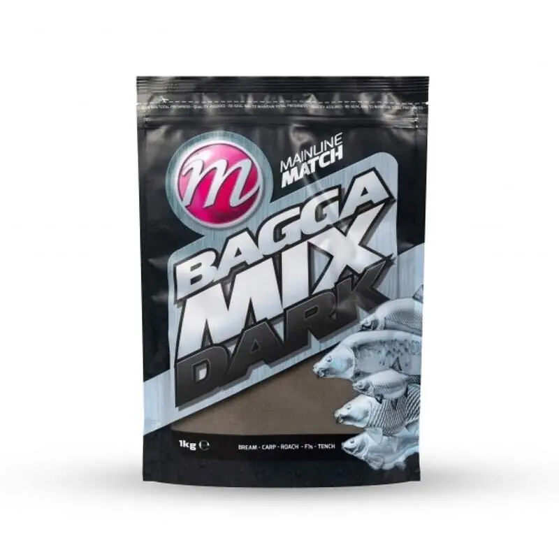 Mainline Bagga Mix Dark Groundbait 1kg Korting