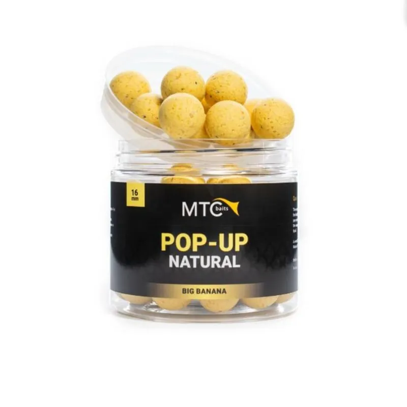 MTC Baits Big Banana Pop-Up Natural 16mm Premium