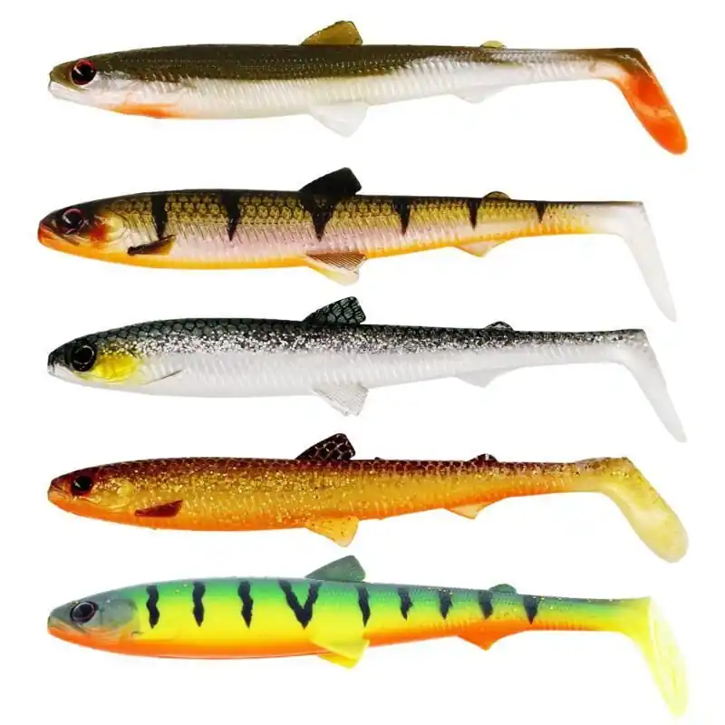 Westin BullTeez Shadtail 12.5cm 16g 2Pcs Tiger Perch Aanbieding