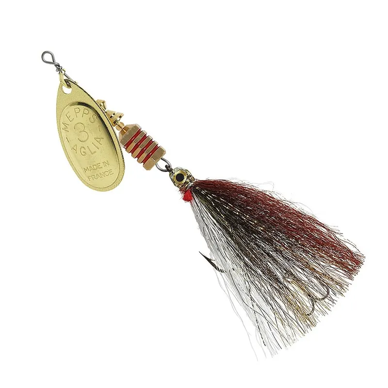 Mepps Aglia TW Streamer Goud 2 - 4.7gr Direct Verzonden