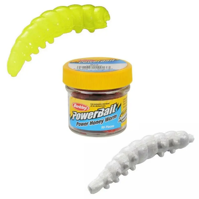 Powerbait Honey Worm Garlic White Express Levering