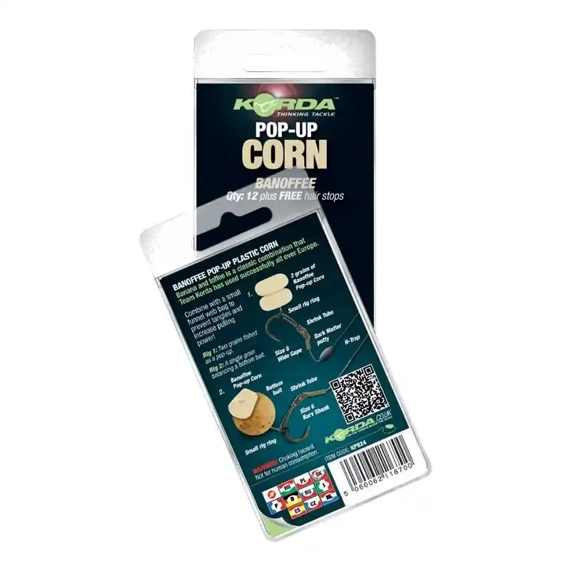 Korda Pop Up Corn Banoffee White Nieuw