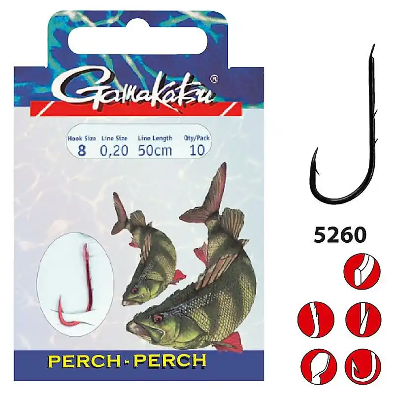 Favoriet Gamakatsu BKS-5260R Perch 50cm Size 06/0.22mm