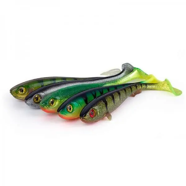 Fox Rage Super Slick Shad Ultra UV 18 cm 2 st UV Firetiger Premium