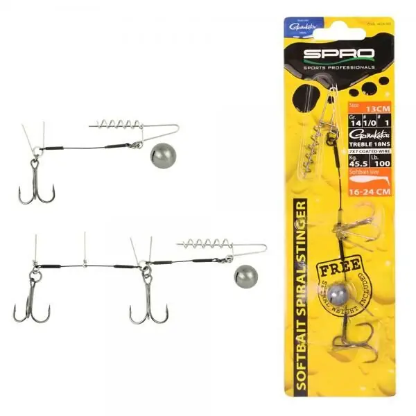 Weekendaanbieding Spro Softbait Spiral Stinger 9cm - 10g 1