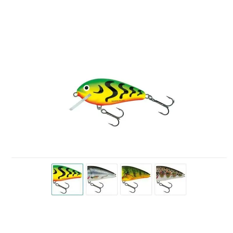 Snelle Levering Salmo Butcher 5cm Floating Green Tiger