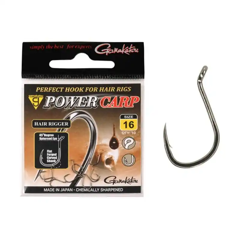 Gamakatsu Power Carp Hair Rigger Haak Size 8 Hete Deal