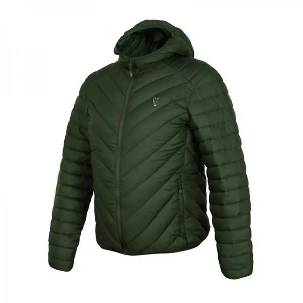 Veilige Betaling Fox Collection Green Silver Quilted Jacket Small