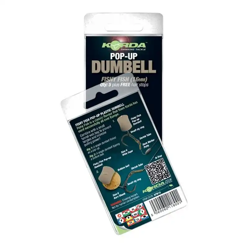 Seizoensaanbieding Korda Pop Up Dumbell Fishy Fish Fishy Fish 12mm