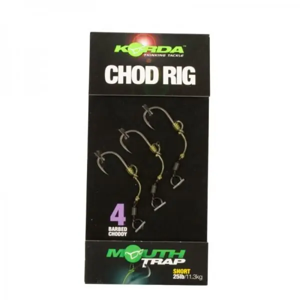 Bestel Nu Korda Chod Rig Short Size 6 - 20lb/9.1kg