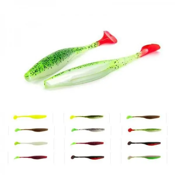Bass Assassin Sea Shad 5 inch Pump. Seed/Chart Tail Gratis Retour