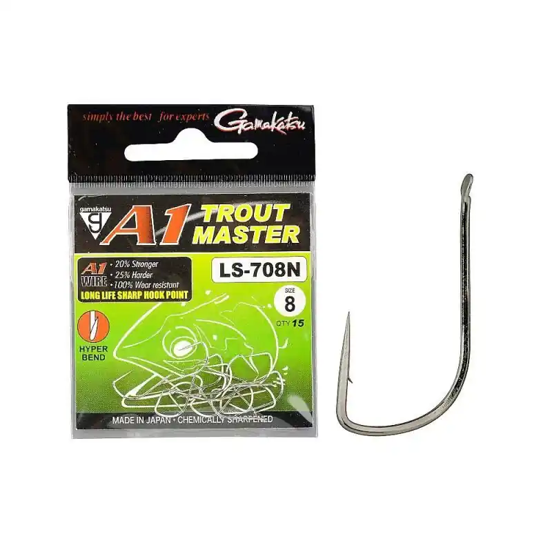 Beperkte Voorraad Gamakatsu A1 Trout Master LS-708N Size 4