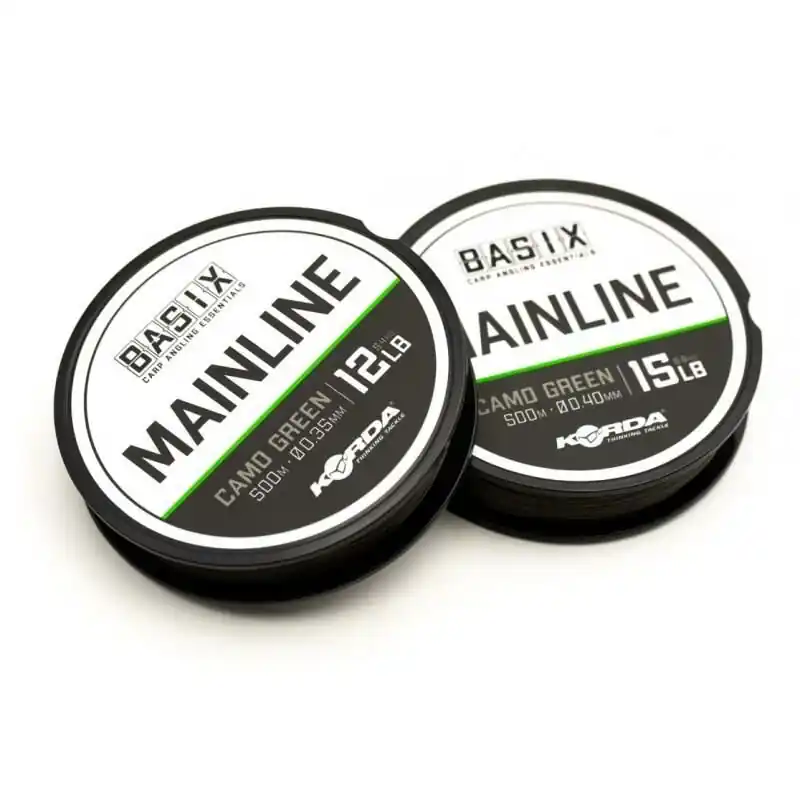 Uitverkoop Korda Basix Mainline 500m 15lb/0.40mm