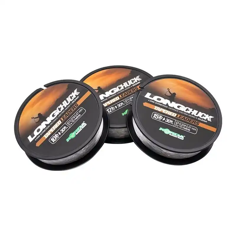 Must-Have Korda LongChuck Tapered Leaders 5x10m 10-30lb/0.27-0.47mm