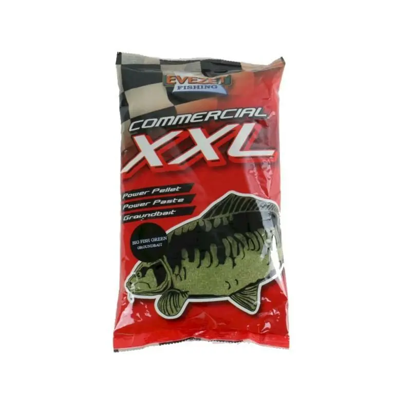 Evezet Commercial XXL Big Fish Green Groundbait 900g Populair