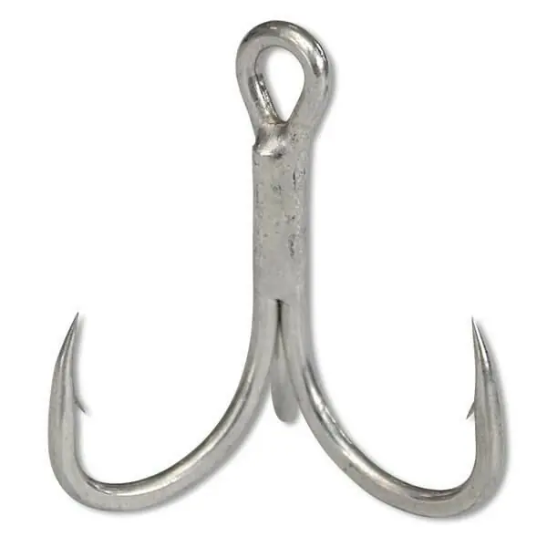 Lage Kosten Black Cat Curved Point Treble Hook 5pcs 4/0