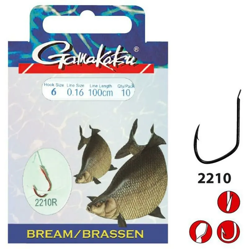 Gamakatsu BKD-2210S River Feeder 75cm Size 14/0.14mm Lage Prijs