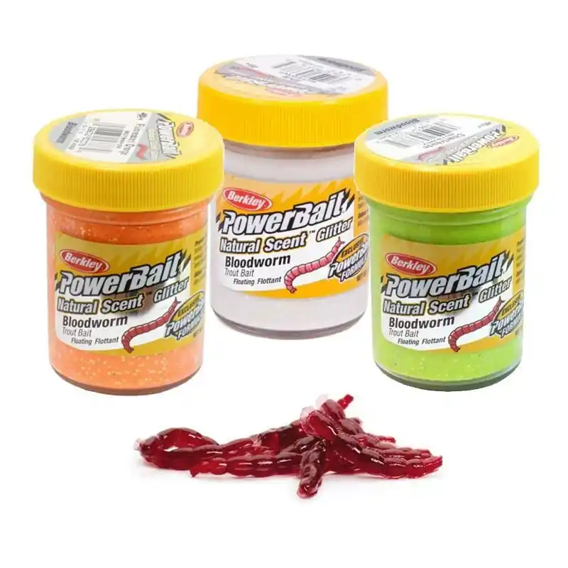 Berkley Powerbait Trout Bait Bloodworm Fluorescent Orange Rechtstreeks Van De Fabrikant