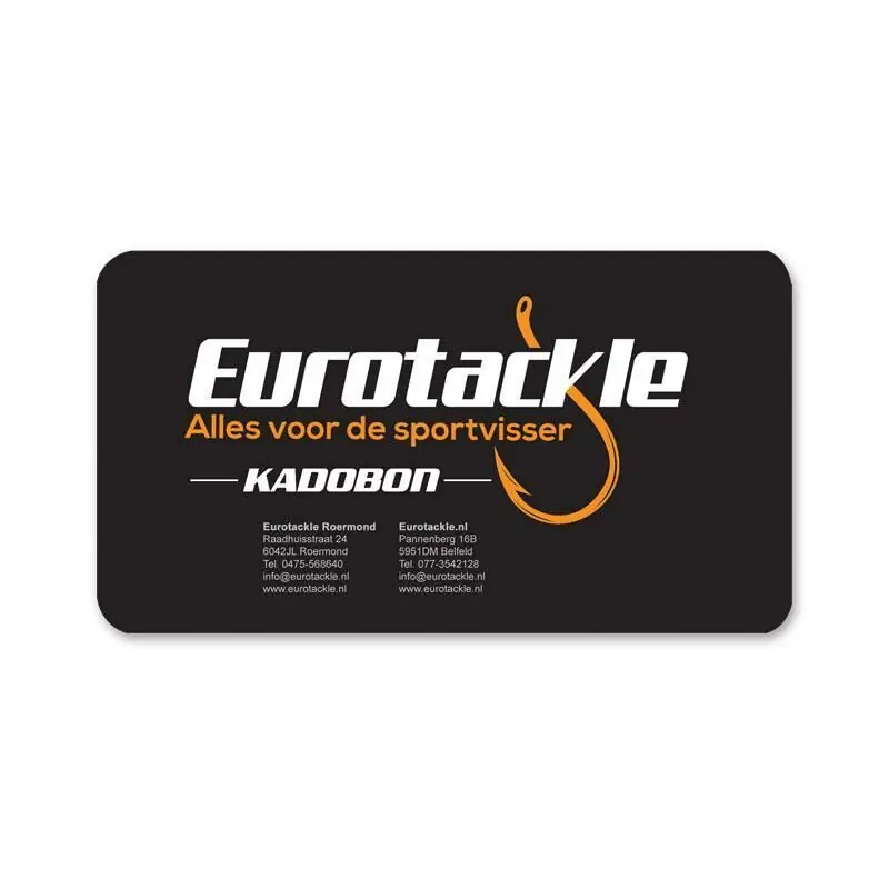 Finale Uitverkoop Eurotackle Kadobon € 20,-