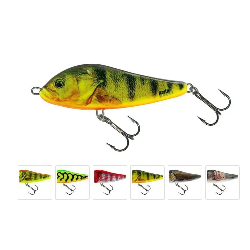 Salmo Sinking Rattlin Slider 11cm Bleeding Blue Shad Korting