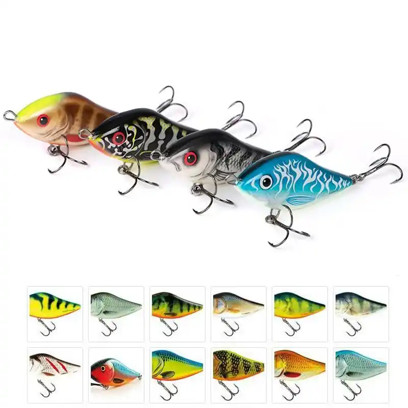 Rechtstreeks Van De Fabrikant Salmo Slider Sinking 10cm Holographic Green Pike