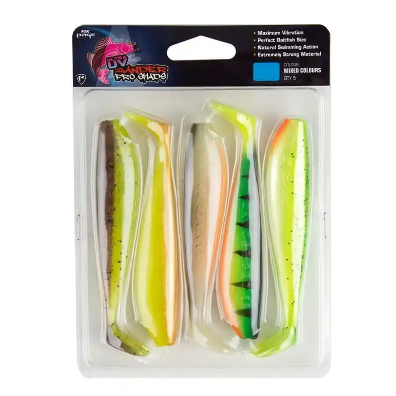 Rage Zander Pro Shad UV Mixed Colours 12cm Goedkoop