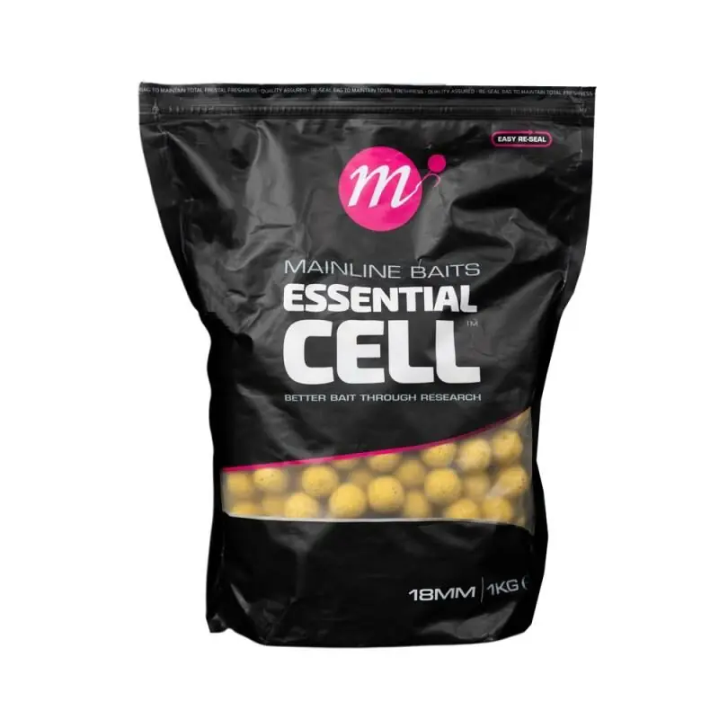 Mainline Essential Cell Shelf Life Boilies 1kg 15mm - 1kg Finale Uitverkoop