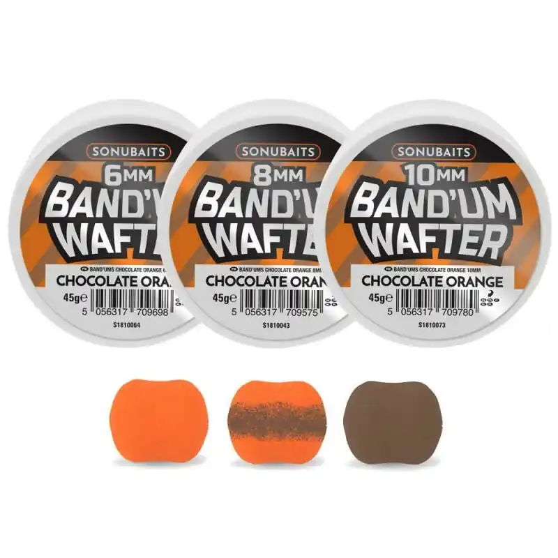 Express Levering Sonubaits Band'Um Wafter Chocolate Orange 8mm