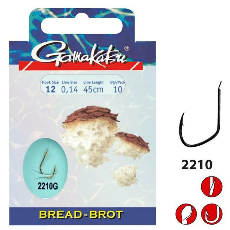 Fabrieksprijs Gamakatsu LS-2210G Bread 45cm Size 10/0.16mm
