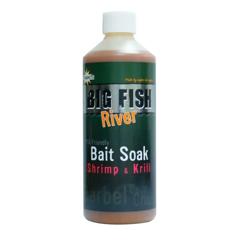 Dynamite Baits Big Fish River Bait Soak Shrimp & Krill Meest Verkocht