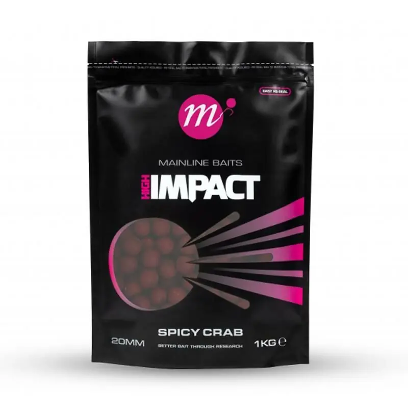 Beperkt Aanbod Mainline High Impact Boilies Spicy Crab 15mm - 3kg
