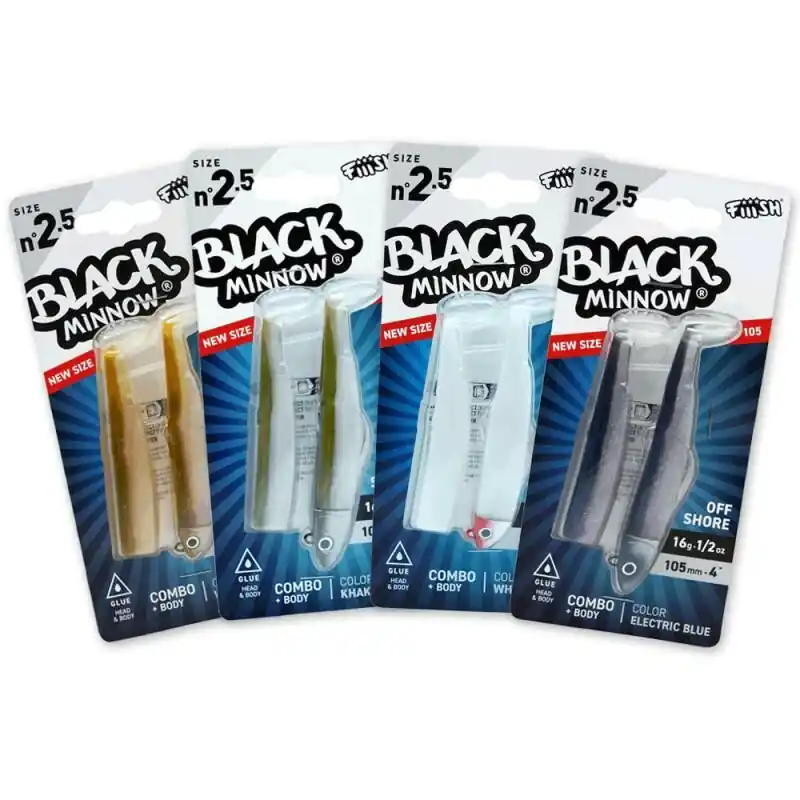 Lage Kosten Fiiish Black Minnow 105 Combo Khaki 16g