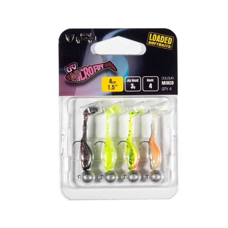 Rechtstreeks Van De Fabrikant Fox Rage Micro Fry Loaded UV Mixed Colour Pack 4cm