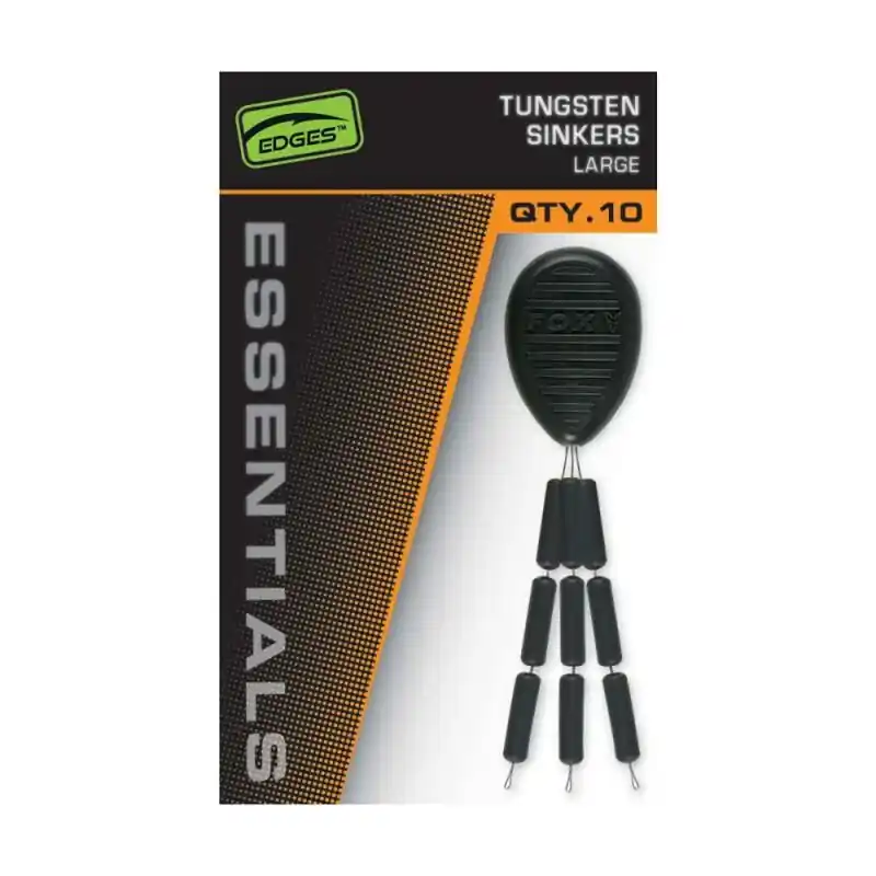 Premium Fox Edges Essentials Tungsten Sinkers Large
