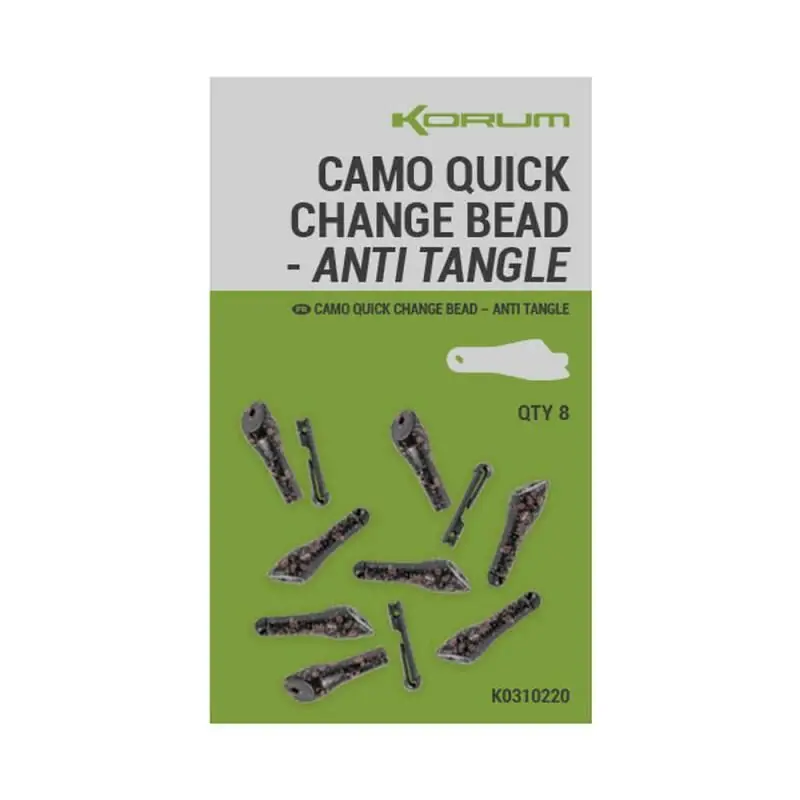 Aanbieding Korum Camo Quick Change Beads Anti Tangle