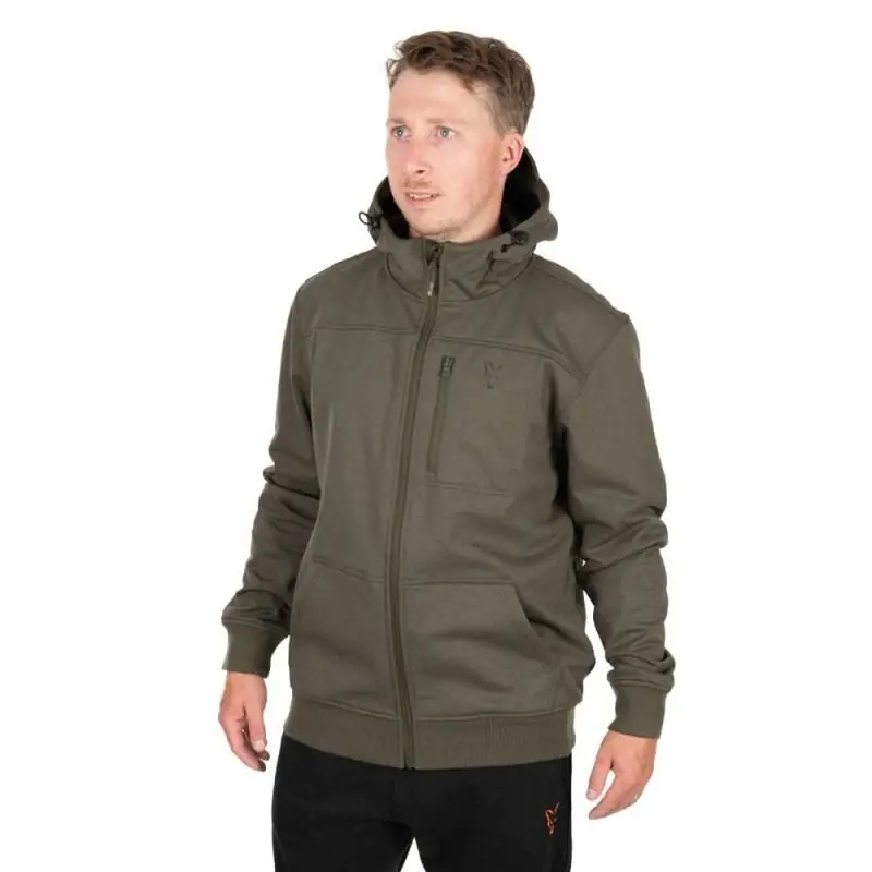 Fox Collection Soft Shell Jacket Green/Black XXL Beperkte Voorraad