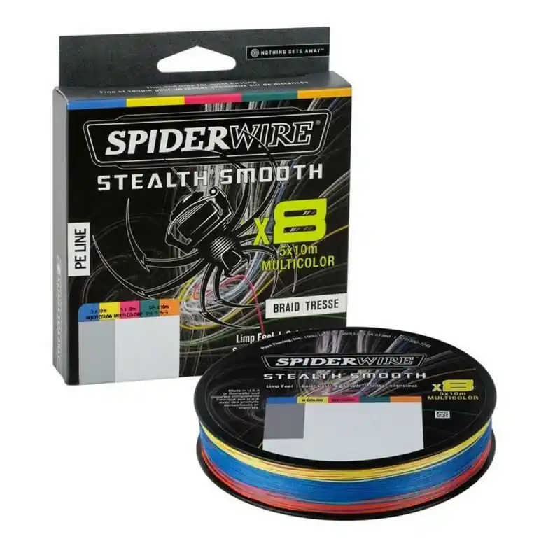 Nieuw Spiderwire Stealth Smooth 8 Multi Color 300m
